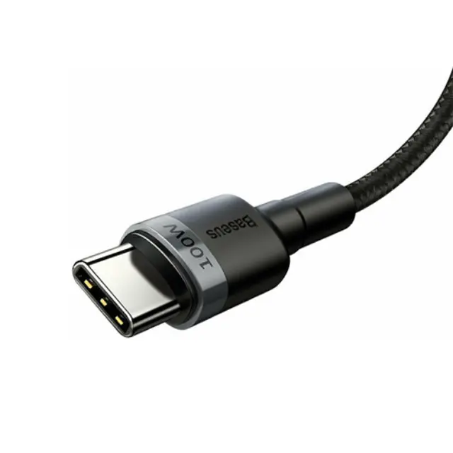 Καλώδιο Baseus Cafule Flash Charging Data Cable 100W USB-C to USB-C Black 2m (CATKLF-ALG1) 3