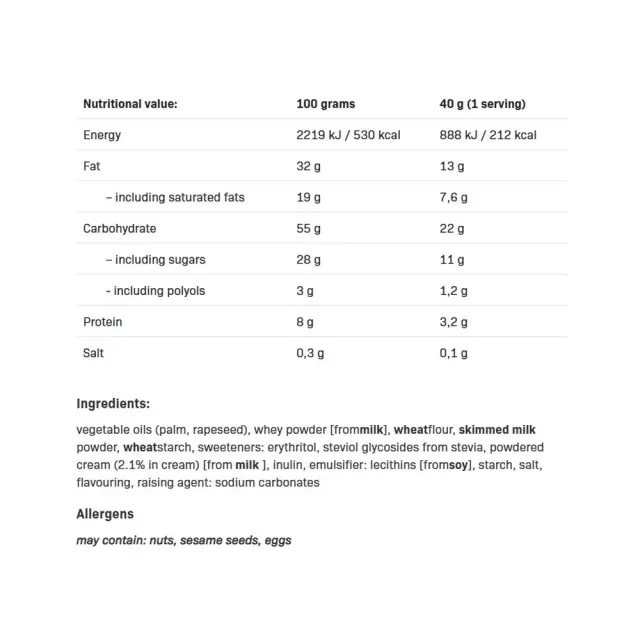 ALLNUTRITION Fitking Delicious Wafers Cream, 80 g 2