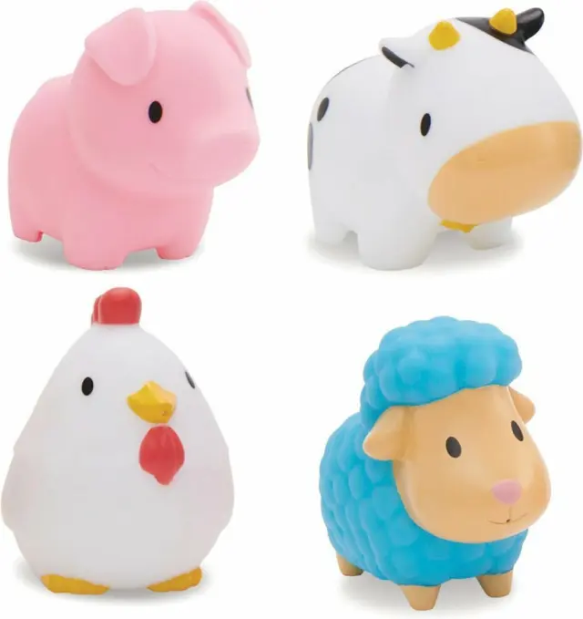 Munchkin Farm Bath Squirts Παιχνίδια για το Μπάνιο 9m+, 4τεμ 3