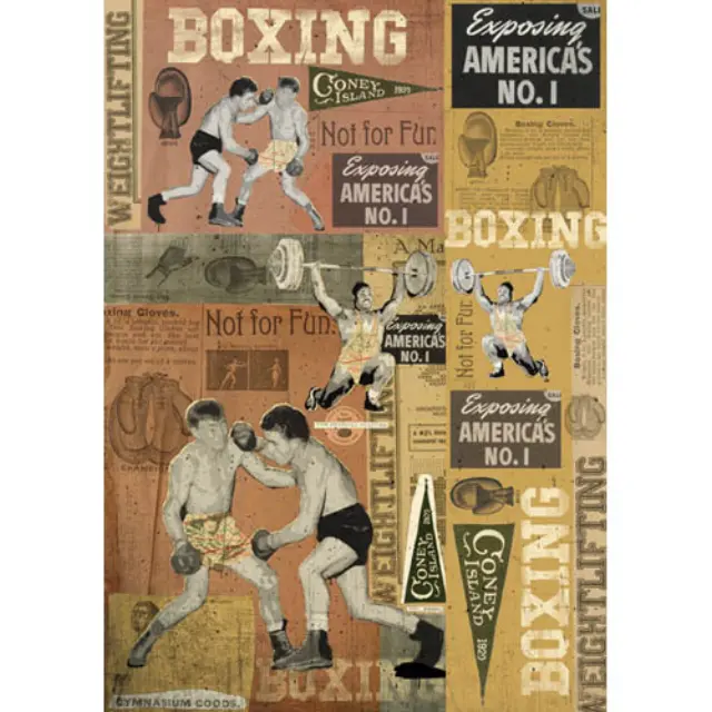 Χαρτί για decoupage 50x70cm Boxing
