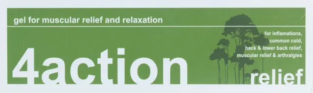 4action Green Relief Gel - Ψυχρή Γέλη Ανακούφισης + Ξεκούρασης 100ml 2
