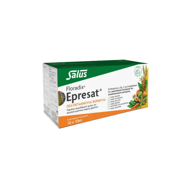 POWER HEALTH Floradix Epresat πολυβιταμινούχο συμπλήρωμα διατροφής 10x10ml