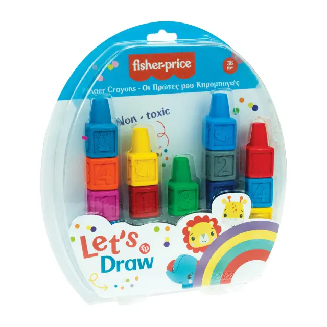 Σετ κηρομπογιών 13 τμχ δακτύλων Fisher-Price