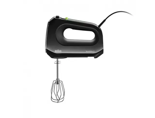 Μίξερ Χειρός Braun MultiMix 2 HM2110BK με ισχύ 500W, 4 ταχύτητες και Turbo - BlackHM2110BK 2