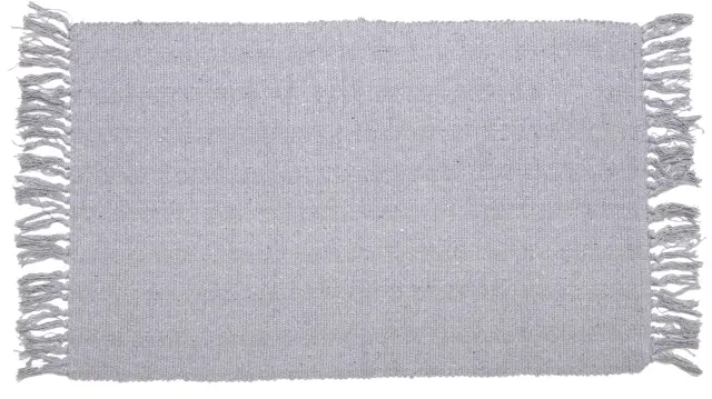 Πατάκι Βαμβακερό 50Χ80 Rugs Viopros Ρίβα Γκρι
