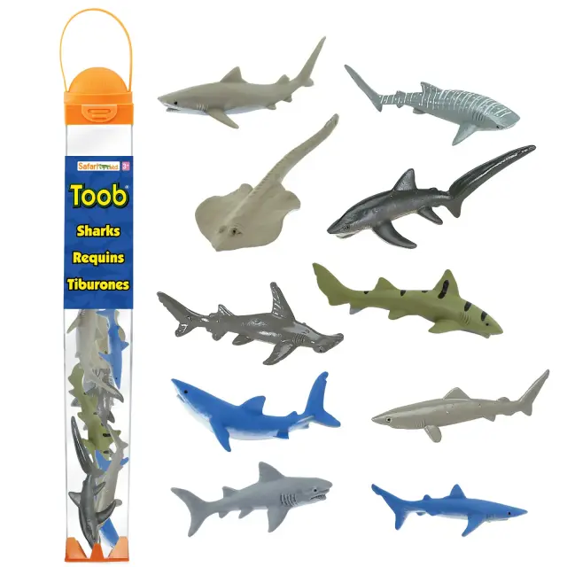 Safari Ltd Μινιατούρες Sharks TOOB Καρχαρίες (3+ ετών) 697104