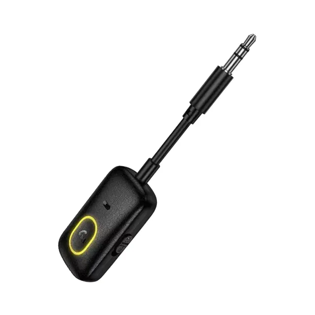Bluetooth Audio Transmitter and Receiver Hoco E151 Graceful v5.4 150mAh με Κονέκτορα AUX 3.5mm και Μικρόφωνο Υποστηρίζει Κάρτα SD Μαύρο 3