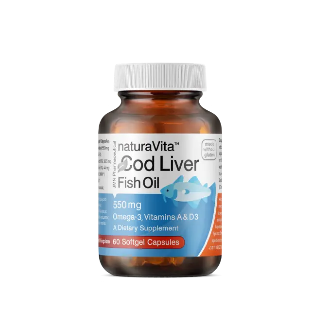COD LIVER OIL 550mg 60 CAPSULES