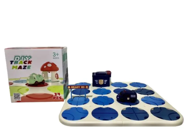 Επιτραπέζιο παιχνίδι - Track Maze - 34pcs - D2023-2 - 677105 2