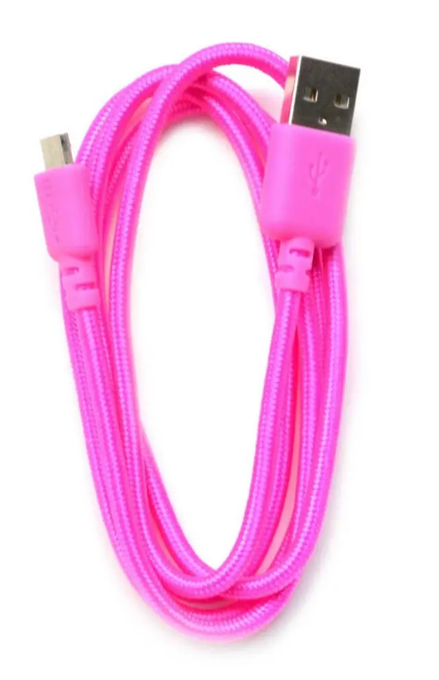 Καλώδιο σύνδεσης Ancus USB σε Micro USB με Ενισχυμένες Επαφές Braided Ρόζ 1m 2