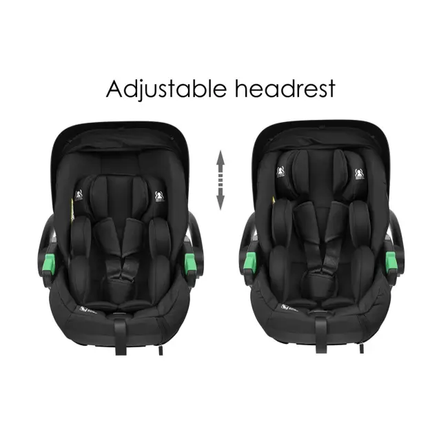 Βρεφικό Κάθισμα Αυτοκινήτου Bebe Stars Baby i-Size Black 004-190 3