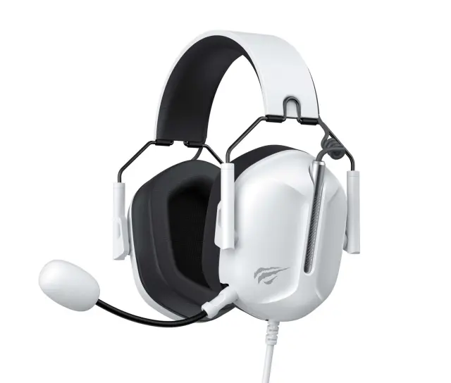 Havit H2033D - gaming headphones, white-black