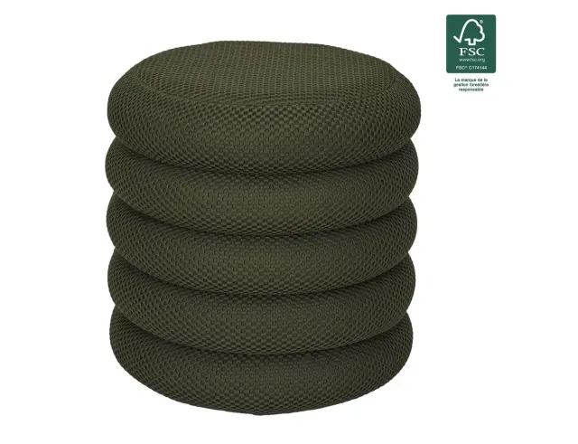 Σκαμπό Atom Home Deco Factory με αποθηκευτικό χώρο και διαστάσεις 37x42cm - Khaki HD0427 3