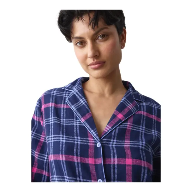 Triumph Γυναικείο Νυχτικό Boyfriend NDW 01 X Checks, Χρώμα Μπλε 3