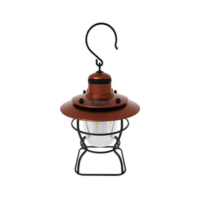 Φανάρι Led Επαναφορτιζόμενο για Camping Με USB 170Lumens σε Μπρονζέ Χρώμα 14x18.7cm MY-88075