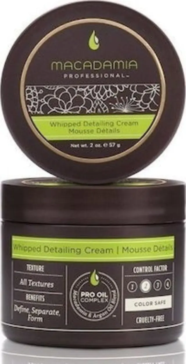 Macadamia Professional Whipped Detailing Cream 57g - (κρέμα διαμόρφωσης για matte αποτέλεσμα)
