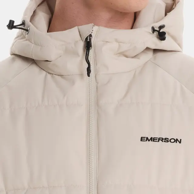 Emerson Men's Hooded Pufer Jacket (242.EM10.90-ECRU) - Εκρού 2