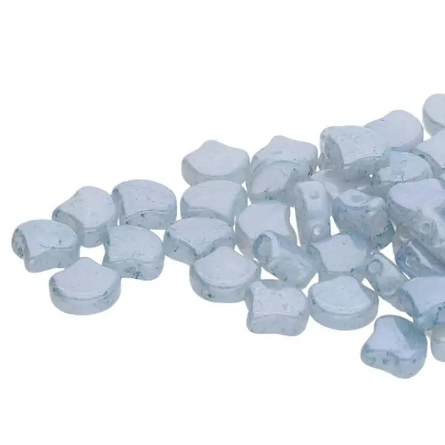 Χάντρα Matubo Ginko 7.5mm - White Opal Blue Terracotta ~10gr