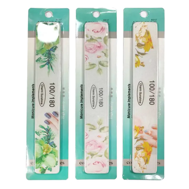 Λίμα νυχιών Διπλής Όψης 100/180 12τμχ - Nail File 12pcs 091127