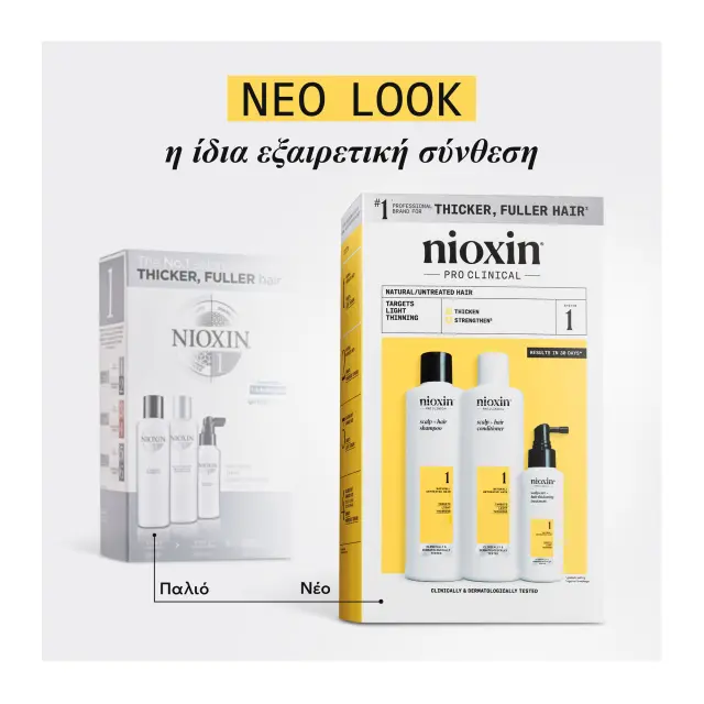 Nioxin Pro Clinical Kit No1 150+150+50ml