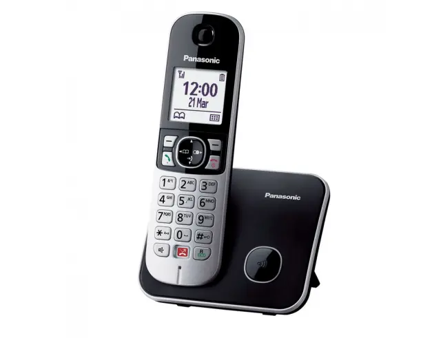 Ασύρματο Τηλέφωνο Panasonic KX-TG6851GRB Μαύρο (KX-TG6851GRB) (PANKXTG6851GRB) 2