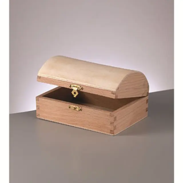 Ξύλινο Μπαουλάκι Ορθογώνιο 13.3x9.5xh7cm