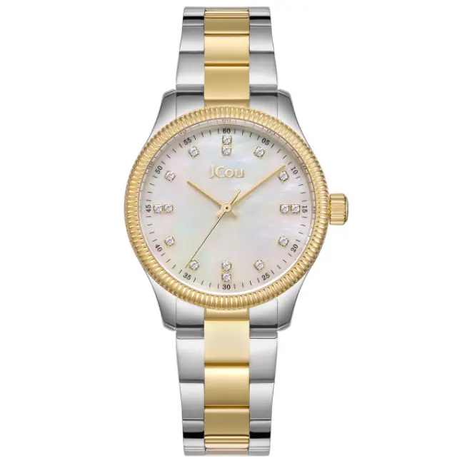 Jcou Esperia, Women's Watch, Silver / Gold Stainless Steel Bracelet JU19077-3