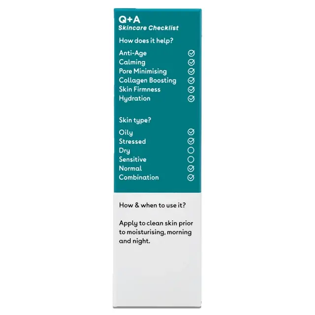 Q+A Zinc PCA Facial Serum Ορός Προσώπου με Ψευδάργυρο 30ml 3