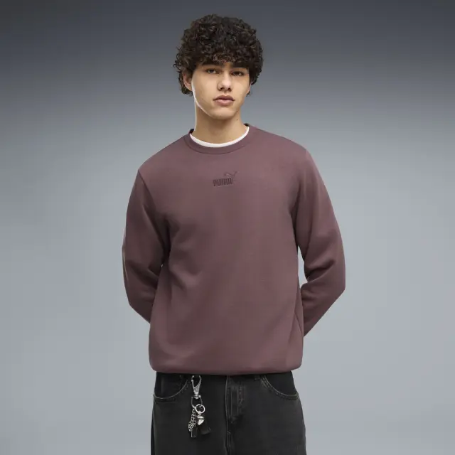 Puma Ess Logo Grewneck Cocoa 692913-91 - M