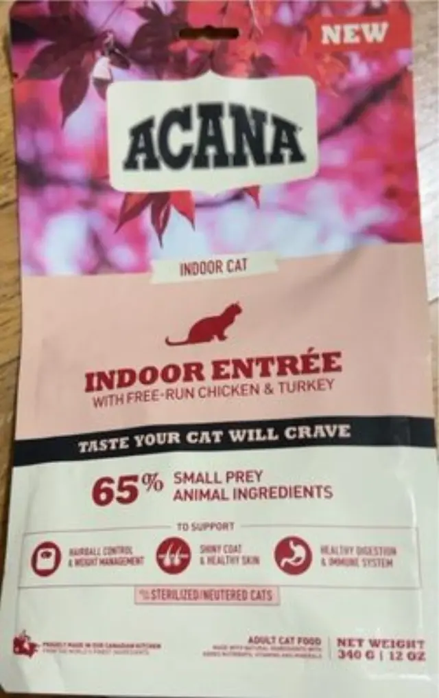 Acana Cat Indoor Entree 340gr