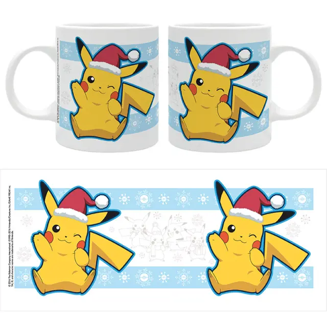 Κούπα κεραμική POKEMON - Mug - 320 ml - Pikachu Santa Christmas TGGMUG265