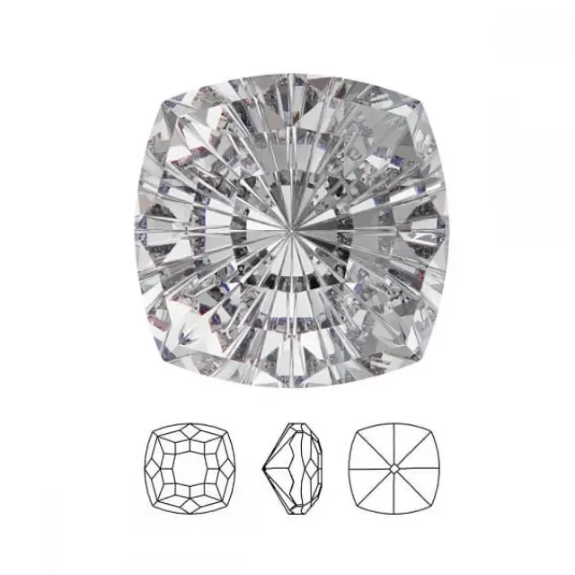 Swarovski 4460 Mystic Square Fancy Stone Crystal 8mm - 3τεμ