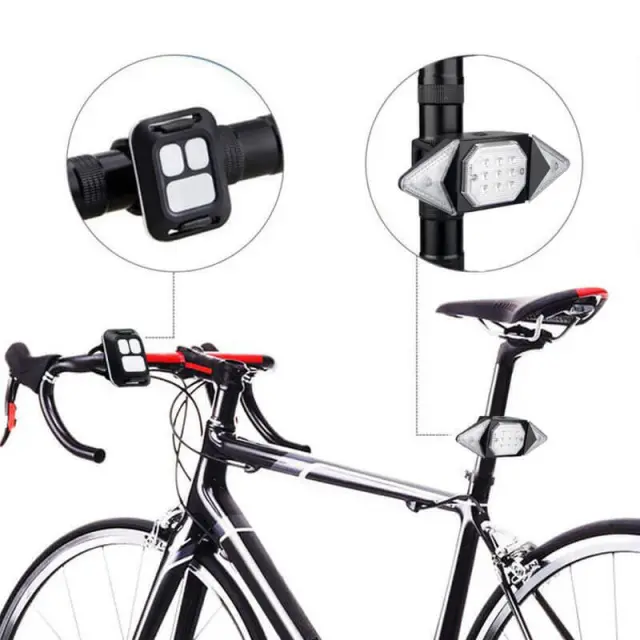 Φώτα Ποδηλάτου Με Διακόπτη - Remote Control Steering Tail Light 3