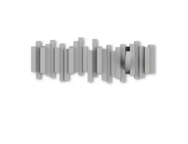 Κρεμάστρα τοίχου Sticks Umbra 5 θέσεων με διαστάσεις 49.3x2.5x18.4cm - Γκρι318211-918