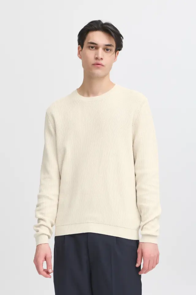Casual Friday Ανδρικό Πλεκτό 20505640 – Off-White - XL