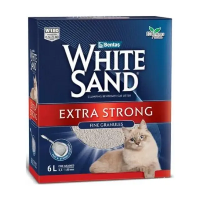 White Sand Άμμος Μπετονίτη Extra Strong 6lt