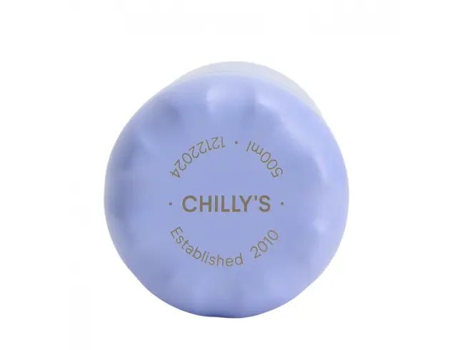 Μπουκάλι Θερμός Original Chilly's με χωρητικότητα 500ml και διατήρηση θερμοκρασίας 12h ζεστό / 24h κρύο - All Bluebell22860 2