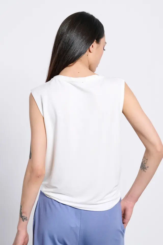 Bdtk Sleeveless Top Off White 1241-902521 - M 3