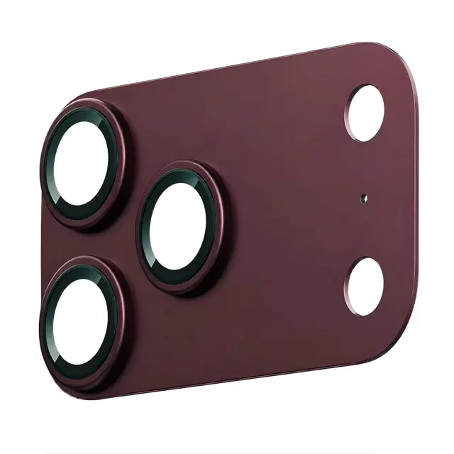 Lito® Crown Halo AR + AF Camera Lens για iPhone 18 Pro - Dark Cherry 2