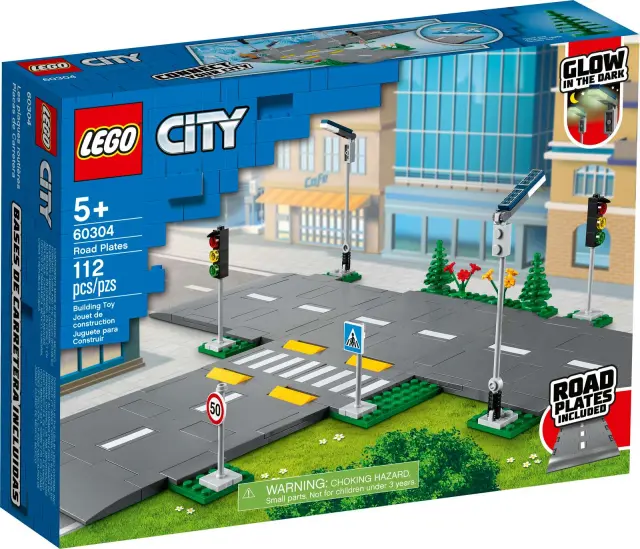 LEGO® City Road Plates Πλάκες Δρόμου για 5+ Ετών 112τμχ – 60304 2