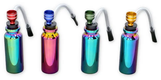 Γυάλινο Bong Mini Rainbow Bottle - 11cm 3