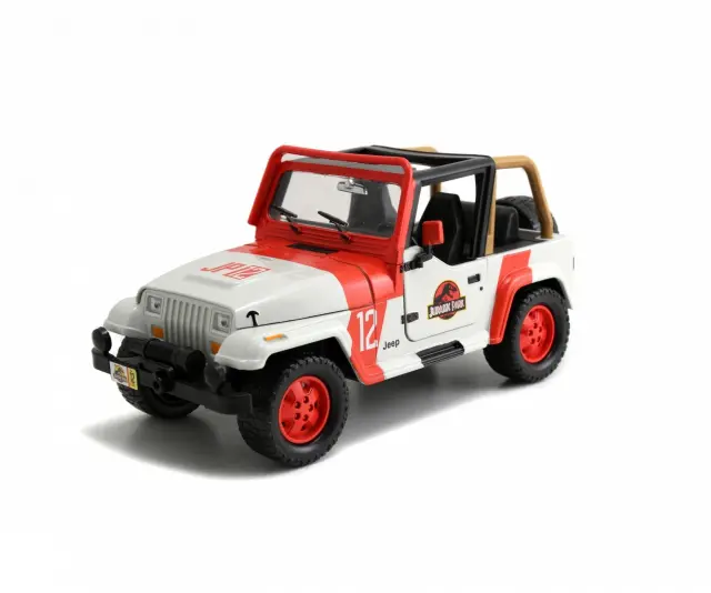 Ρέπλικα όχημα JURASSIC PARK - 1992 Jeep Wrangler - 19cm - 1:24 253253005