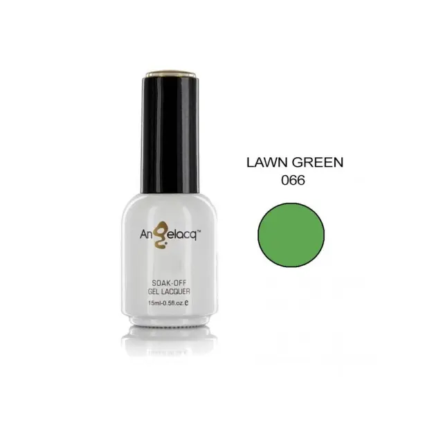 Ημιμόνιμο επαγγελματικό βερνίκι ANGELACQ 15ML - 0.5FL.OZ 066 Lawn Green