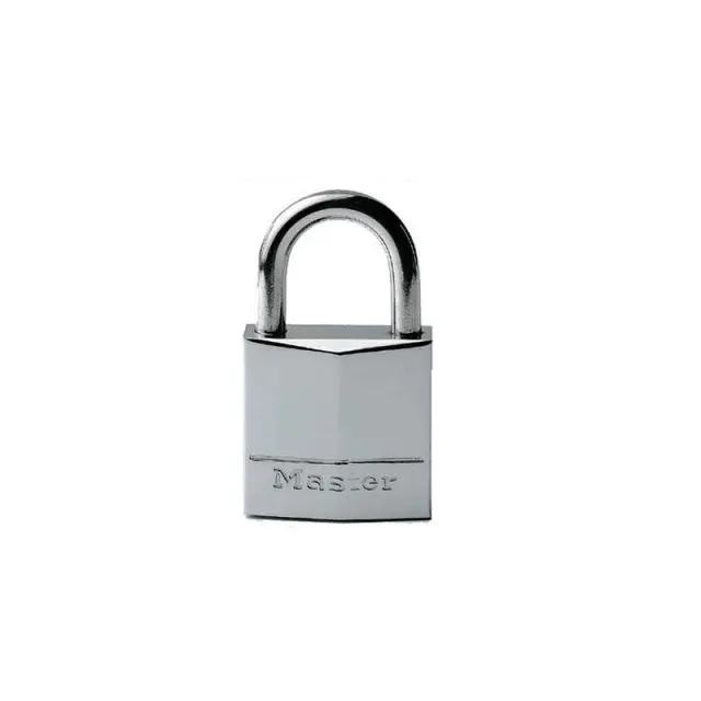 Master Lock 639EURD - Λουκέτο μπρούτζινο επινικελωμένο με λαιμό Inox 30mm