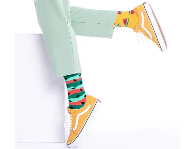 Κάλτσες Watermelon Splash Many Mornings με μέγεθος 35-38 - ΕνηλίκωνWatermelon Splash Regular 35-38 2