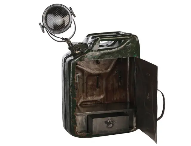 Επιτραπέζιο μεταλλικό φωτιστικό "Petrol Can" (84053) με λαμπτήρα Ε27 και διαστάσεις 45x18x46cm 84053 2