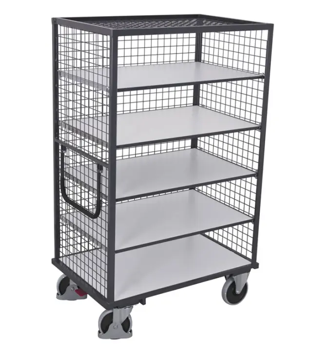 Variofit sw-700.860 Τρόλεϊ Μεταφοράς ESD 5 Επιπέδων για Φορτίο Βάρους ως 500kg