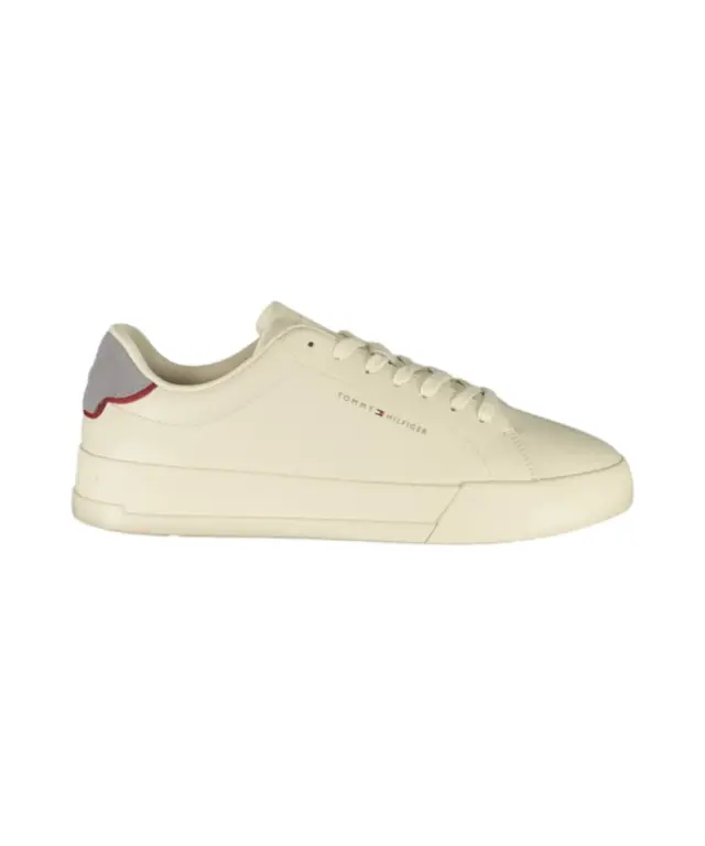 Tommy Hilfiger - Ανδρικά Sneakers Th Court Lth Detail Ess FM0FM05367-0F4 Μπεζ - 44
