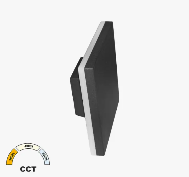 LED ΑΠΛΙΚΑ AΛΟΥΜ.ΕΜΜΕΣΟΥ ΦΩΤΙΣΜ.ΤΕΤΡΑΓΩΝΗ 10W CCT ΓΡΑΦΙΤΗΣ