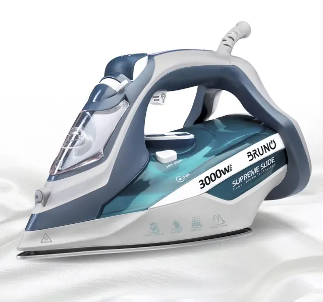 BRUNO σίδερο ατμού Supreme Slide BRN-0146 με κεραμική πλάκα, 3000W